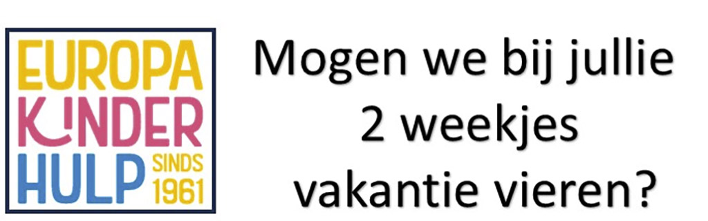 Europa Kinderhulp zoekt vakantieouders