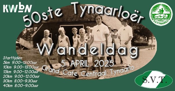 Bijzondere 50e editie wandeldag Tynaarlo