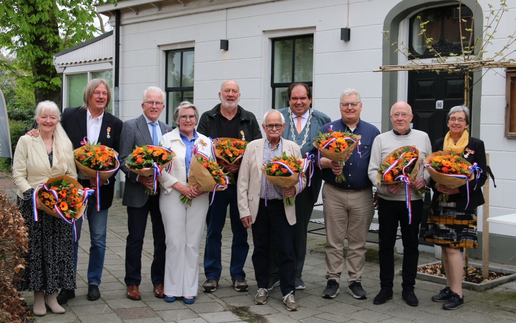 Negen Koninklijke onderscheidingen in de Gemeente Tynaarlo