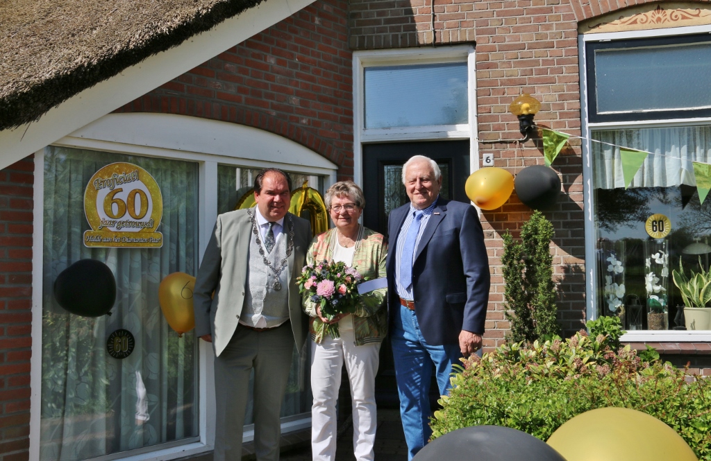 Roelof en Foktje van Wijk 60 jaar getrouwd