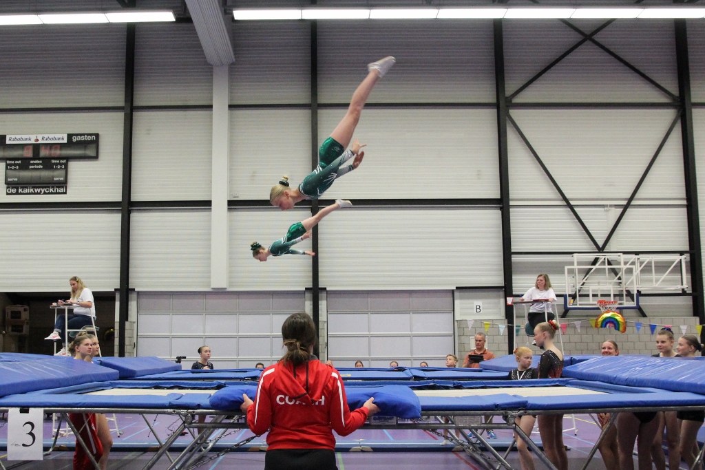 Vako trampoline springers presteren op de laatste plaatsingswedstrijd!