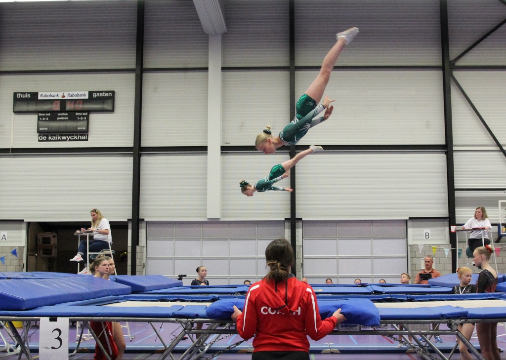 Vako trampoline springers naar het NK