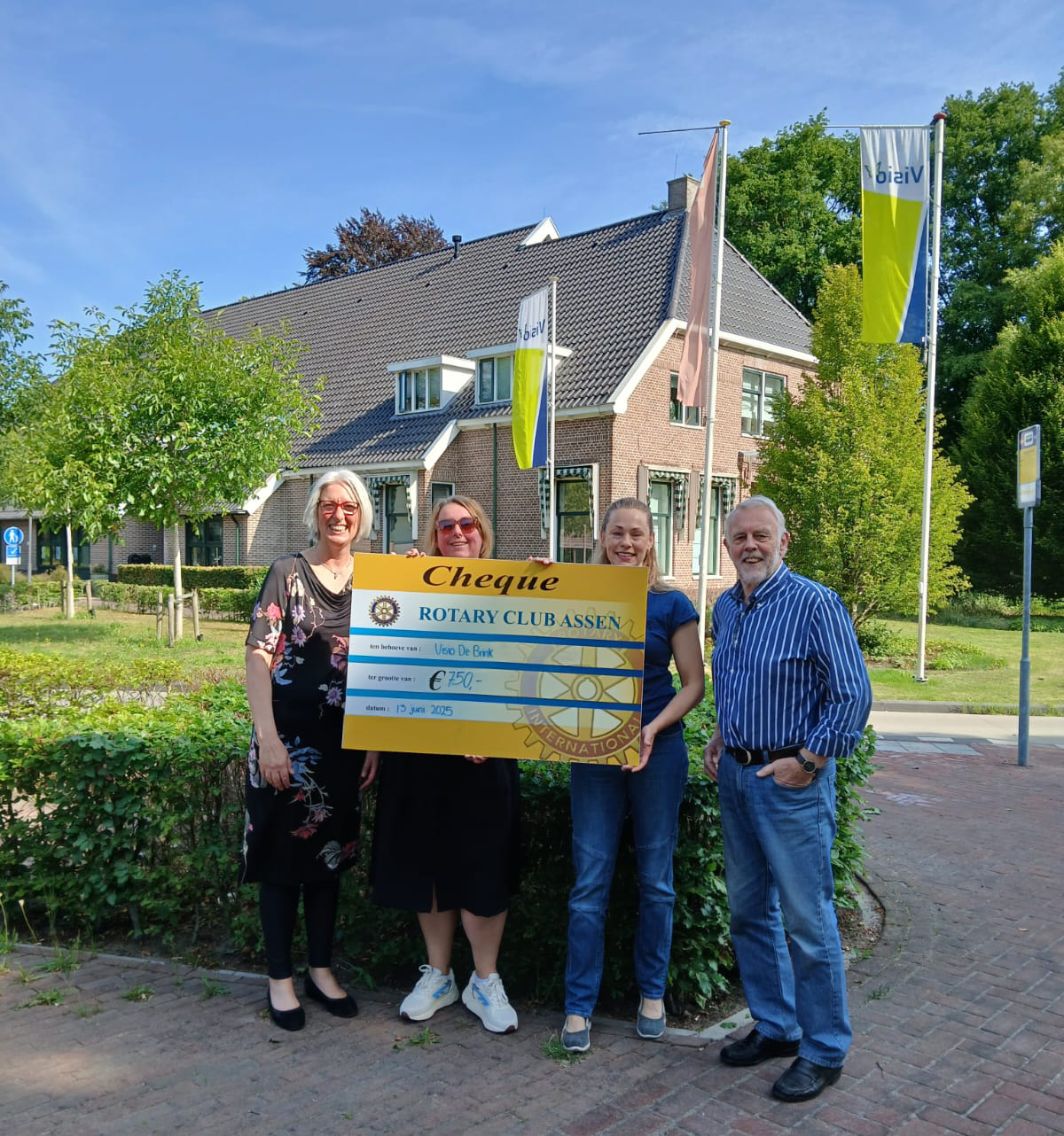 Rotary Club verrast Visio De Brink