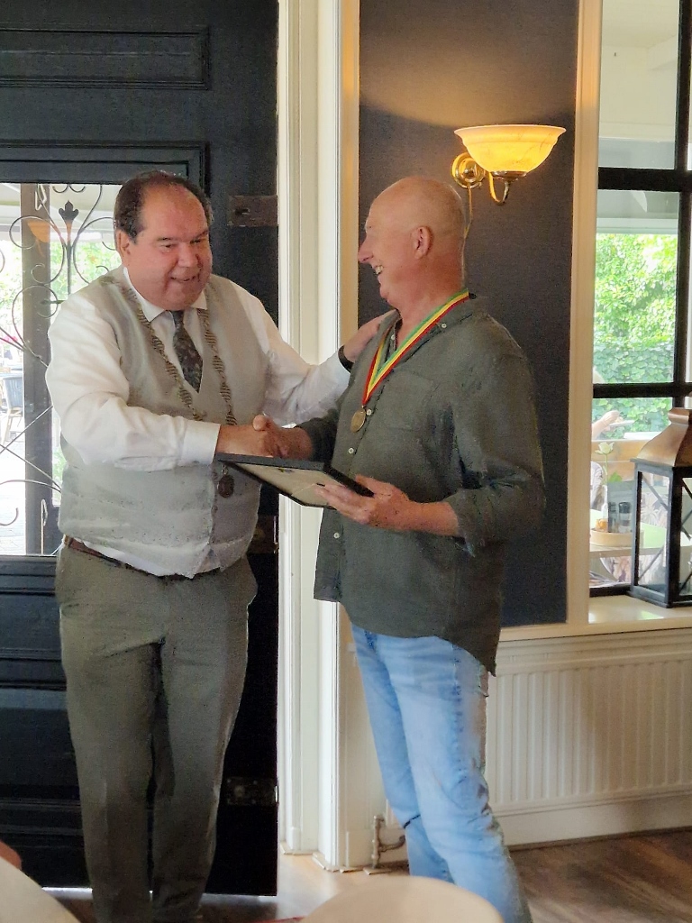 Roelof Boerma geëerd met Medaille van Verdienste