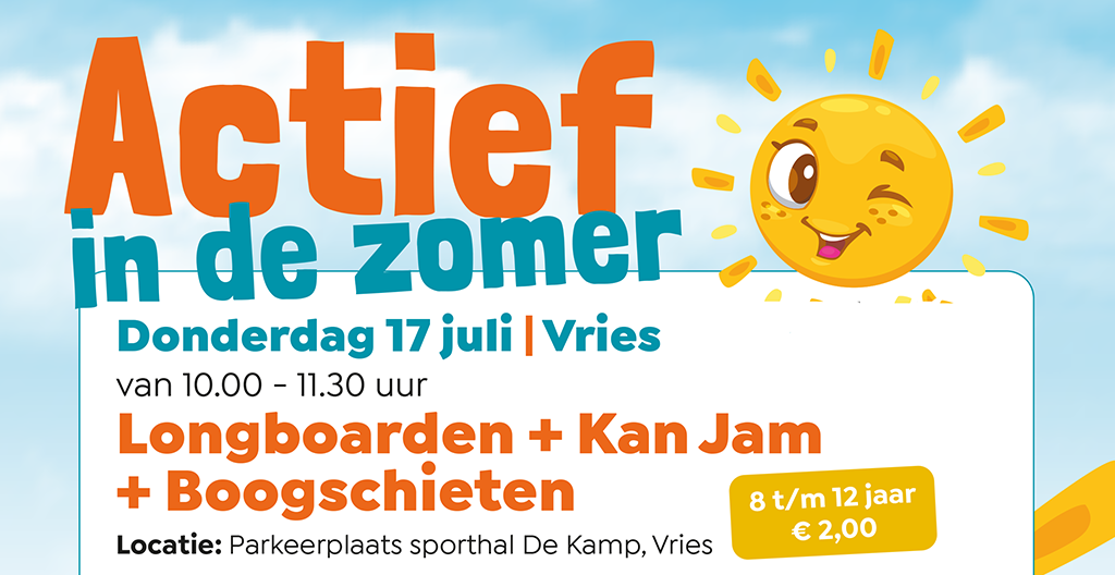 “Actief in de zomer” voor de jeugd