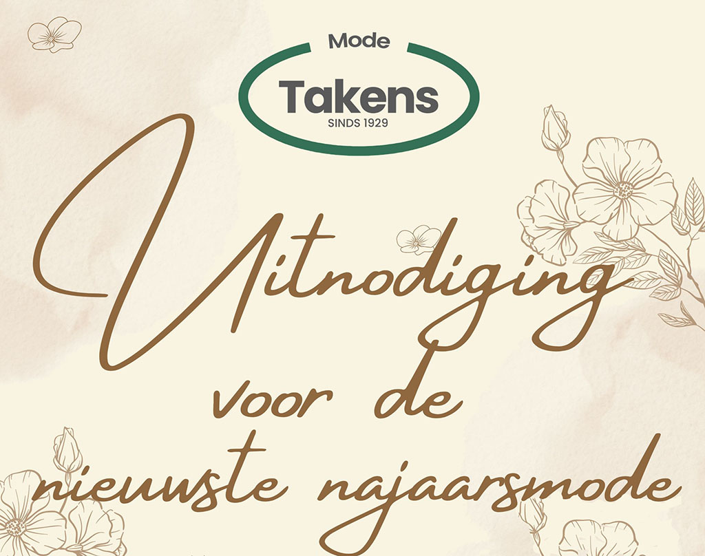 Takens Mode start het nieuwe seizoen met modeshows en nieuwe merken