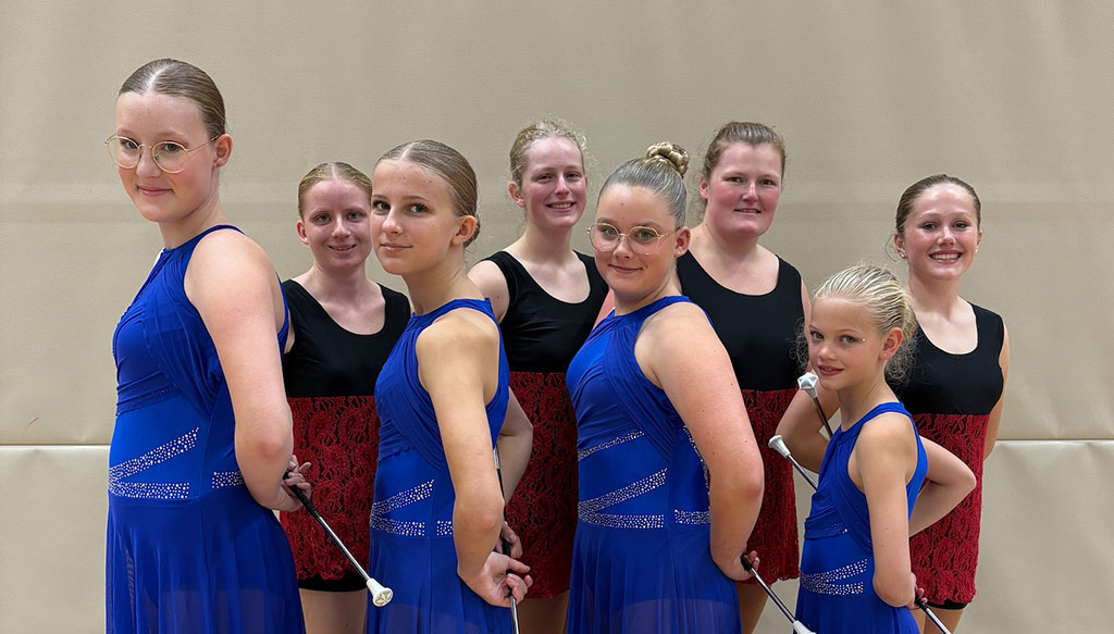 Twirlers van Harmonie Vries startten naseizoen
