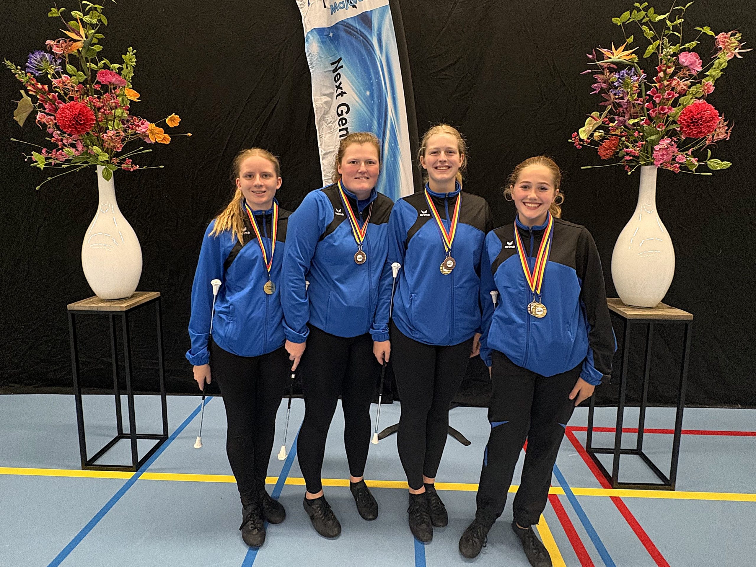 Succes voor twirlers Harmonie Vries